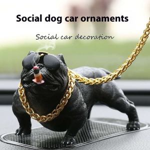 Accesorios para Autos con Diseño de Perros <span class=keywords><strong>American</strong></span> <span class=keywords><strong>Bully</strong></span>, Decoración de Cuero PU con Resina Protectora para Interiores - Product Image 4