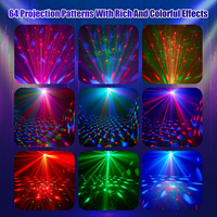 Lumières stroboscopiques et laser décoratives en métal DJ avec couleurs RGBW et télécommande pour la décoration intérieure de discothèques, bars et festivals |   YSH