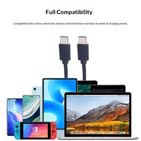 Câble de données Type-C 2-en-1, conducteur en cuivre pur, PVC, pour téléphones mobiles, appareils Android - Câble court portable, charge rapide 2A