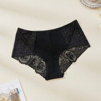 Vente Chaude Lingerie Femme Sexy Entièrement en Dentelle Taille Mi-Haute Respirante Culottes pour Femme Vente en Gros Personnalisée Grande Taille Usine de Lingerie