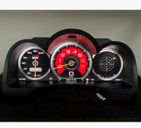 Compteur de vitesse numérique LCD pour voiture LHD&RHD pour Toyota Hilux Vigo Fortuner 2012-2015, tableau de bord automatique, groupe d'instruments avec TPMS