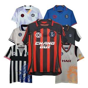 <span class=keywords><strong>Nueva</strong></span> <span class=keywords><strong>Camiseta</strong></span> de Fútbol Retro Estilo Tailandés con Estampado por Transferencia Térmica, Manga Corta para Verano - Product Image 1