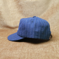 Gorra de Béisbol Personalizada de 5 Paneles con Rayas, Bordado de Marca, Hebilla Metálica Ajustable