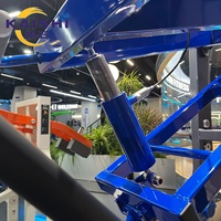 Machine à squats à pendule super commerciale Kaishi, équipement de gym pour l'entraînement de la force des muscles du bas du corps, des fessiers et des jambes