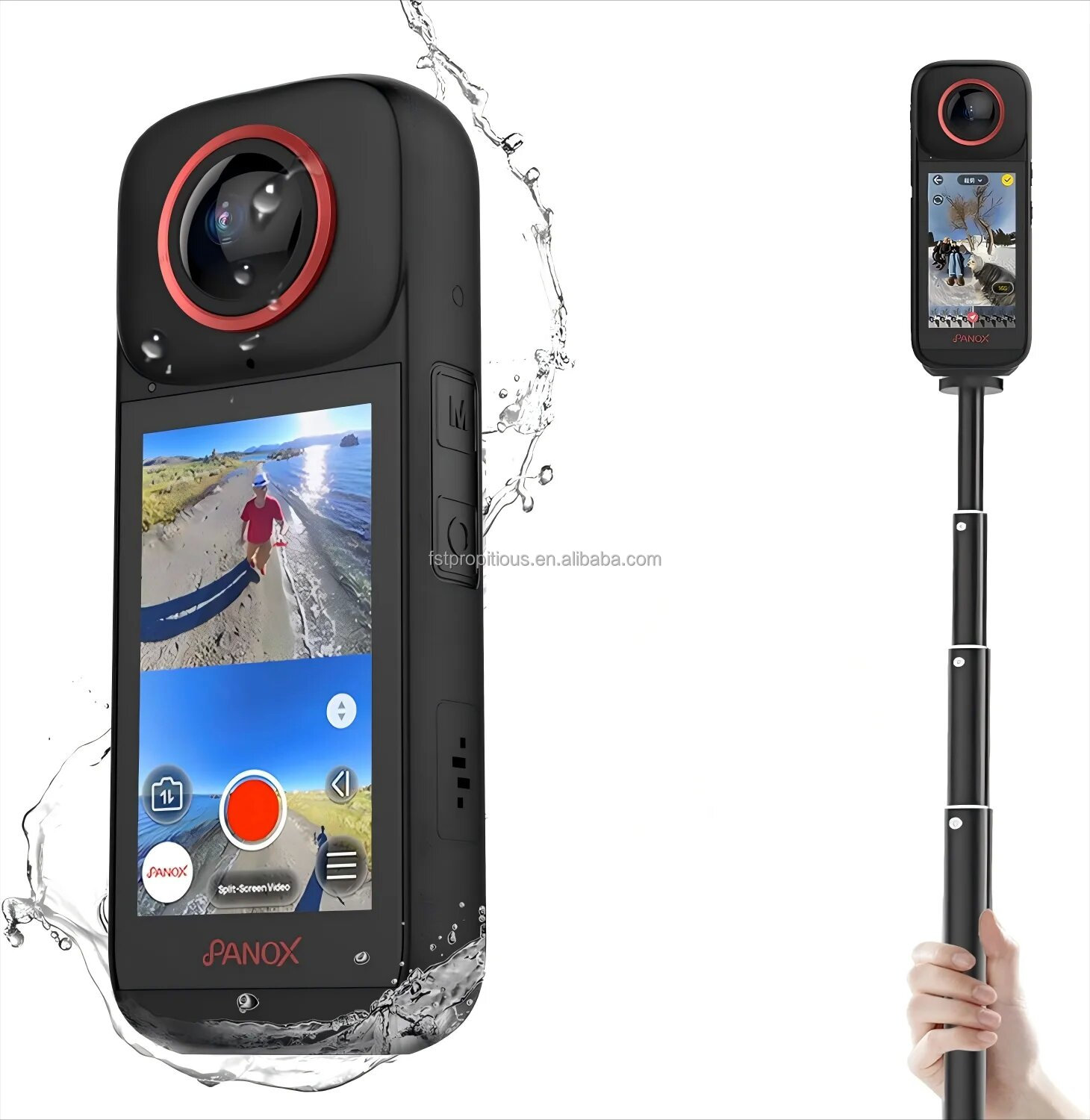 Panox V3 8K Video 360 IPX8 Waterproof Action Camera