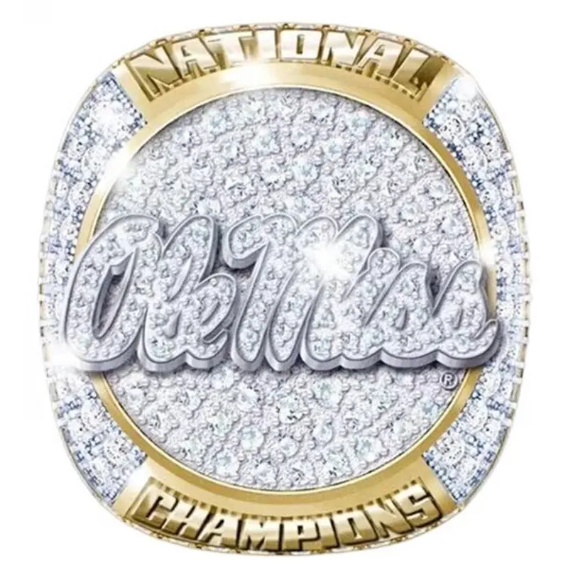 High Quality Championship Ring 2022 University Of Mississippi Baseball National N C A A Ring Men's Ring Fan Gift