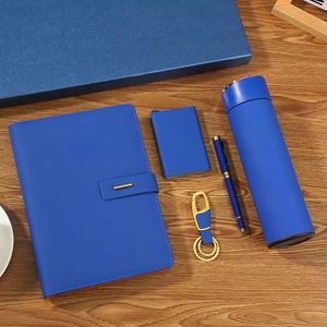 New Product Ideas 2026 Notebook Pen Key Chain Vacuum Cup Office Luxury Executive <b>Gift</b> Set with logo Customization - Product Image 3
