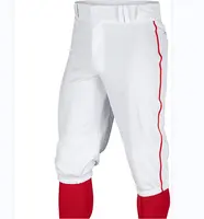 Großhandel benutzer definierte Logo sublimierte Baseball Uniform Männer kurz geschnittene Baseball hose