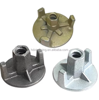 Écrou à oreilles hexagonal galvanisé en acier inoxydable 18-8 D17 pour étais de coffrage à trois griffes et tirants d'échafaudage, pour l'industrie automobile