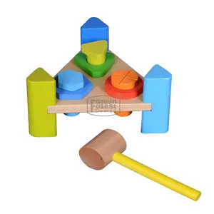 Best Price Birch Wood Wooden Craft Toys For Sale Wood Thor Pound Kids Hammer Toys