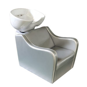 Nouvel équipement <span class=keywords><strong>de</strong></span> Salon <span class=keywords><strong>de</strong></span> coiffure <span class=keywords><strong>2022</strong></span>, Station <span class=keywords><strong>de</strong></span> shampoing argentée et blanche, chaise <span class=keywords><strong>de</strong></span> lavage à contre-courant avec bol en <span class=keywords><strong>céramique</strong></span>, garantie <span class=keywords><strong>de</strong></span> 10 ans - Product Image 1