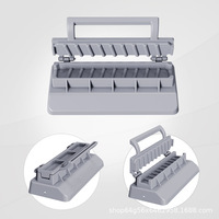 Presse à Kebab Manuelle en Plastique, Moule à Kebab pour Kofta, Shish Kebab, Brochettes de Viande, Outil de Grillade Portable