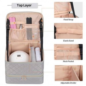 Étui organisateur pour vernis à ongles, échantillon gratuit, contient une lampe à ongles et 32 flacons, sac de rangement pour outils de manucure, sac pour accessoires à ongles - Product Image 2