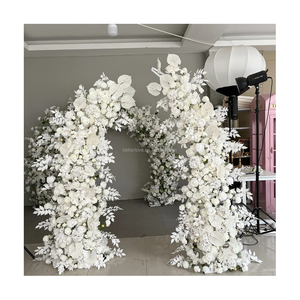 All'ingrosso verde decorazioni ad arco di nozze corno piante artificiali finte per la laurea festa della mamma del capodanno ristoranti - Product Image 6