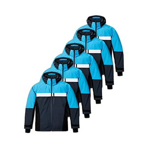เสื้อแจ็คเก็ตบอมเบอร์แบบยูนิเซ็กซ์ เคลือบผิวอย่างดี ทรงหลวม ผ้า softshell กันลม กันน้ำ คุณภาพสูง รับผลิตตามแบบ OEM ขายส่ง - Product Image 1