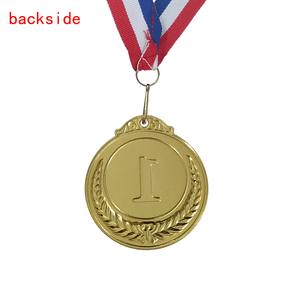 개당 0.18달러 재고 보유 123 리본 메달, 저렴한 가격과 우수한 품질의 철제 메달, 어린이 수상자용 시상 기념품 선물 - Product Image 5