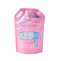 Sac d'emballage en plastique personnalisé pour détergent à vaisselle, pochette à bec pour emballage liquide, vente en gros