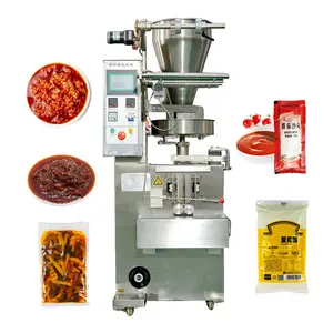 Envasadora de leche, máquina rellenadora de bolsas automática, para jengibre, ajo, Pasta, salsa, zumo de naranja, cebolla