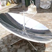 Cuisinière Solaire 4US Modèle 003-Four Solaire Parabolique Portable Aluminium Durable 6005-T5 Installation Rentable Concentrée