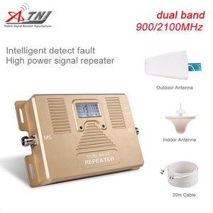 เครื่องขยายสัญญาณโทรศัพท์มือถือแบบสองย่านความถี่ WCDMA GSM 900/2100MHz สำหรับจอ LCD ATNJ ที่เหมาะสม รองรับ 2G/3G/4G - Product Image 3