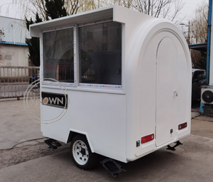 Carrito de Comida Rápida, Mini Carrito de Helados y Hot Dogs, Remolque de Venta de Bebidas, Camión de Comida Rápida, Carrito Personalizado - Product Image 2