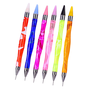 Dual-Ended Wax Pen for Diamond Painting Gradient Handle Crystal <b>Beads</b> Manicure Art DIY Accessories Tool for Salon Use - Product Image 3