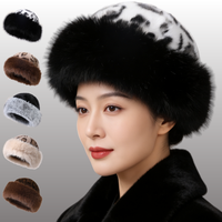 Gorro Ushanka de Invierno para Mujer, Tendencia 2026, con Estampado de Leopardo, Piel Sintética, Grueso, Cálido y Afelpado