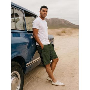 Pantalones Cortos de Trabajo para Hombre FOXA, Estilo Carpintero, Largos hasta la Rodilla, de Lona, con Cordón Ajustable, Bolsillos, Transpirables, Casuales, Estilo Urbano - Product Image 5