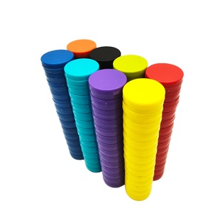 Colorful Plastic Coated Magnet,Round Magnetic Button