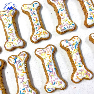 Envio Rápido: Biscoitos Personalizados em Formato de Osso para Aniversário de Cães - Fornecedor Chinês de Biscoitos Chunky Sofisticados com Confeitos e Glacê - Product Image 1