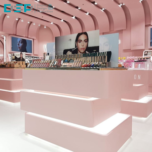 Comptoir de présentation de cosmétiques en bois à plusieurs niveaux, attrayant visuellement, fabriqué en Vietnam, pour les boutiques de maquillage - Product Image 6