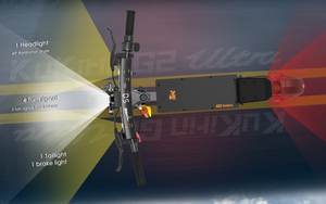 Entrepôt européen Kukirin G2 Ultra Trottinette électrique à deux roues Nouveau design Pliable Tout-terrain Extra longue Compteur intelligent Double entraînement 864WH - Product Image 5