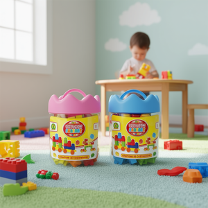 Fantasy Buildings 26 Pcs Construction <b>Blocks</b> Set For Kids Playtime Fun - Product Image 3