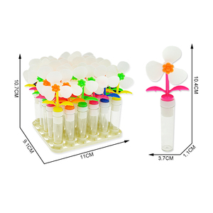 Bonbons jouet fleur <span class=keywords><strong>moulin</strong></span> <span class=keywords><strong>à</strong></span> <span class=keywords><strong>vent</strong></span> en plastique tube de bonbons durs distributeur de conteneurs pour bonbons sucrés titulaire cadeaux promotionnels - Product Image 1