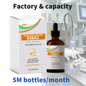 Vente en gros OEM – Complément alimentaire 4-en-1 Vitamine D3 K2 en gouttes pour la santé osseuse – Formule et emballage personnalisés - Product Image 4