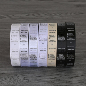 Bán buôn giá rẻ tùy chỉnh satin in rửa chăm sóc quần áo nhãn cho hàng may mặc - Product Image 3