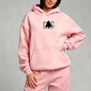 Fabricante de Ropa, Sudaderas con Bordado Personalizado para Mujer, 350 gsm, Felpa de Algodón, Sudadera con Capucha Extra Grande, Venta al Por Mayor - Product Image 4