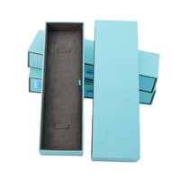 Boîte en carton avec doublure en éponge et pelliculage mat pour emballage de bijoux personnalisés (bagues, bracelets) – Écologique