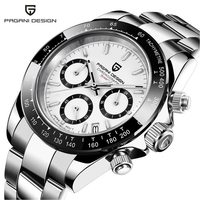 Pagani Design - Men's Stainless Steel Chrono Calendar Wrist Watches