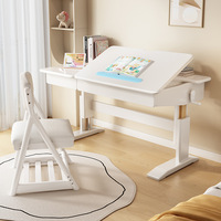 Bureau d'étude pour enfants, bureau d'écriture pour élèves du primaire, PVC, minimalisme moderne, modèle 9020, table réglable en hauteur pour usage domestique