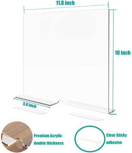 Séparateur de étagères en acrylique, organisateur et séparateur pour placard de maison, <span class=keywords><strong>penderie</strong></span>, armoire, <span class=keywords><strong>penderie</strong></span> et <span class=keywords><strong>magasin</strong></span>, salon - Product Image 3