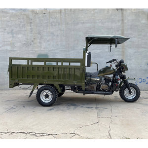 Motocicleta Confiable con Sidecar, Triciclo de Carrocería Abierta, Motor de Gasolina de 250cc, Carga Útil de 1500kg, Triciclo Logístico para África - Product Image 1