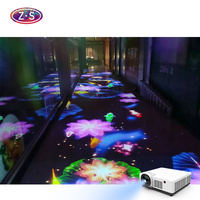 Jeu de saut interactif de prix d'usine d'équipement d'activité d'intérieur avec la projection de plancher pour le divertissement et la publicité