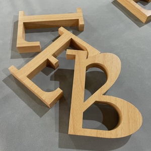 <strong>Custom</strong> Laser Cut Metal <strong>Signs</strong> <strong>Wood</strong> Grain Stainless Steel Metal Lettering Non Illuminated 3D Logo Office Interior Sign - Product Image 2