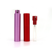 Atomiseur de parfum rond 5ml Portable rechargeable petit Twist atomiseur 10ml Twist Up vide Mini bouteille de parfum en verre de luxe
