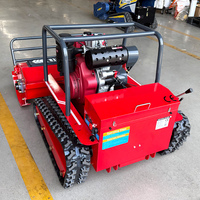 Directo de fábrica Carrete Cortacésped Tractor Control remoto Inalámbrico 48V Tipo cadena Robot Cortacésped Control remoto Cortacésped