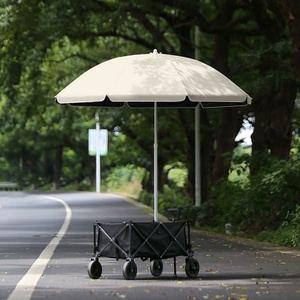 Bulk Customizable Manual Iron <b>Frame</b> Windproof Beach Umbrella with 180cm Diameter Commercial Grade for Resorts Parks & Events - Product Image 5