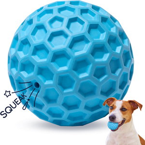 Nobiltà palla giocattolo giocattolo per cani indistruttibile in plastica e TPR suono carino che emette gatto e animale domestico - Product Image 1