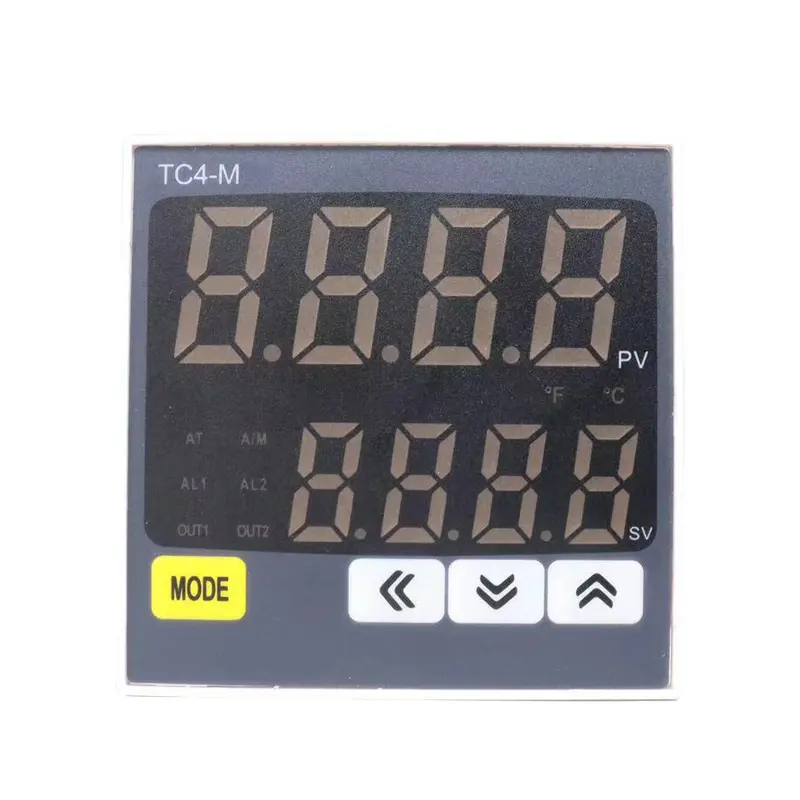टीसी4-एम डिजिटल डुअल डिस्प्ले तापमान नियंत्रक के जे ई टी एस इनपुट टीसी4 श्रृंखला थर्मोस्टेट पीआईडी तापमान नियंत्रक