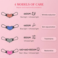 Masque LED portable IBN personnalisable, rechargeable, étanche, en ABS et silicone, pour la photothérapie des lèvres, soin anti-rides et repulpant